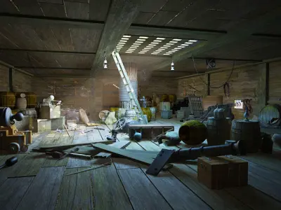 Armory Cabin 3D model