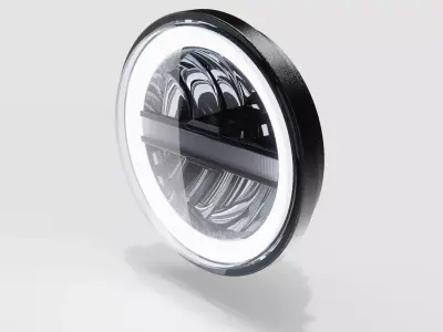 Headlight Highside Full LED - 143mm diameter 3D model