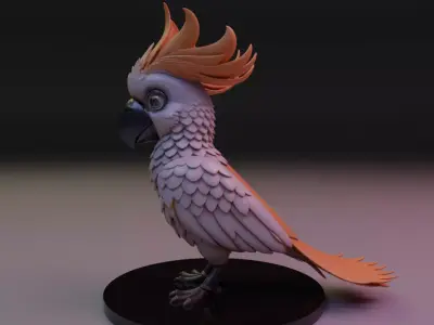 Cockatoo 3D print model