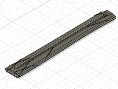 Warframe Pangolin sword 3D print model