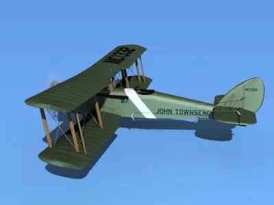 Airco DH-4 V04 US Air Mail 3D model