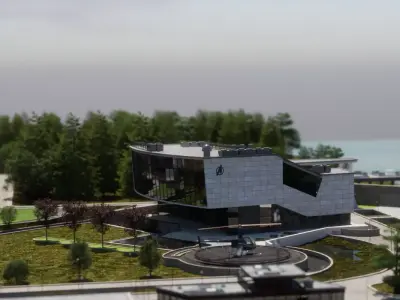 Avengers Compound 3D model 3D model