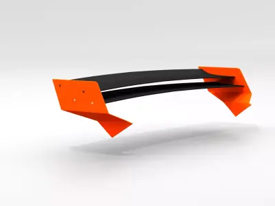 HatchBack Spoilers Free 3D model