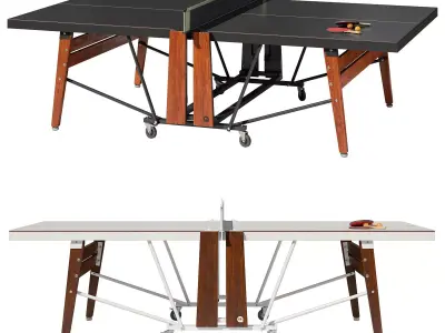 RS Barcelona folding outdoor ping pong table 3D model