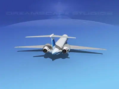 McDonnell Douglas MD83 Air Aruba 3D model