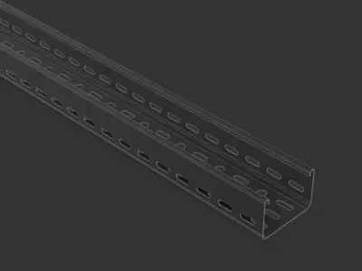 Cable Tray 75mm x 3000mm TYPE1 3D model
