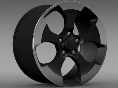 Jeep Wrangler Polar 2014 rim 3D model