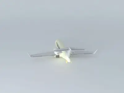 Bombardier Learjet 45 With Interior Free 3D model