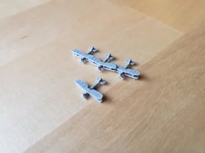 British Fairey Swordfish Torpedo Bomber Aircraft Free 3D print model