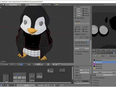 Penguin Friend 3D model