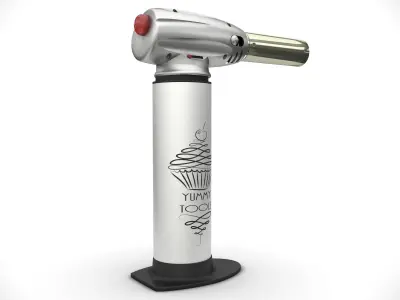 Mobile hand-held gas burner 3D model