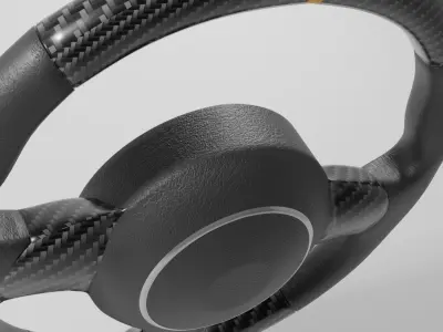 Car Steering Wheel Free 3D model