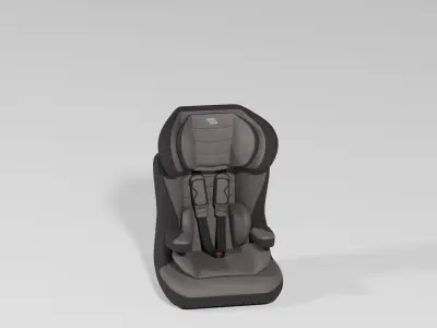 Baby Plus Myla Platinium 9-36 kg Isofix baby car seat S Low-poly 3D model