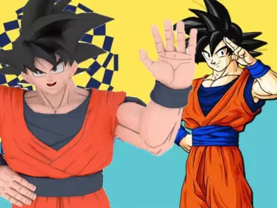 Goku 3D Model And Rig 3D model