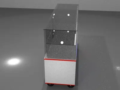 Shop or store display showcase Free low-poly 3D model