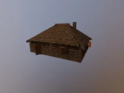 MEDIEVAL HOUSE 4 - LEVEL 1 by RogueFilmProductions 3D model