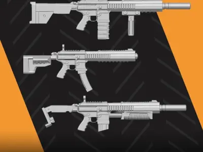 Warbringer Collection 3D printable files for Action Figures 3D print model