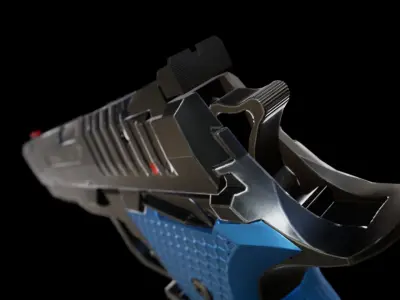 Arex Alpha Low-poly 3D model