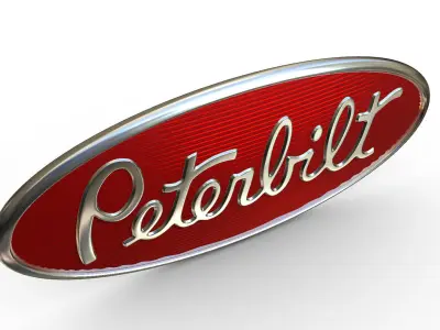 peterbilt logo 3D model
