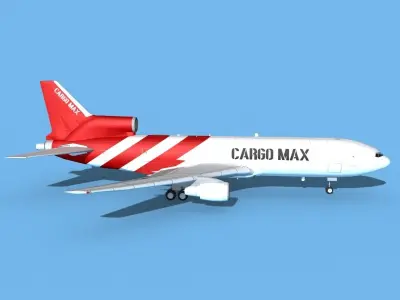 Lockheed L-1011 TriStar Cargo Max 3D model