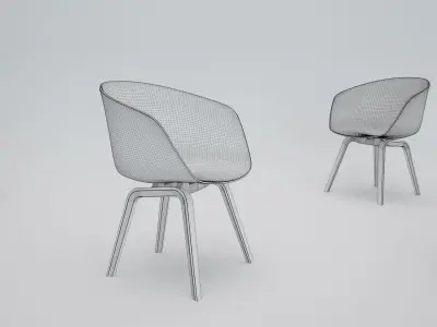 About A Chair Free 3D model