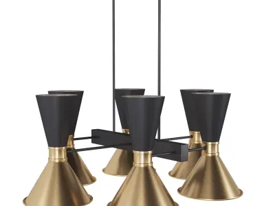 Chandeiler Dualight SKU 11538 Free 3D model