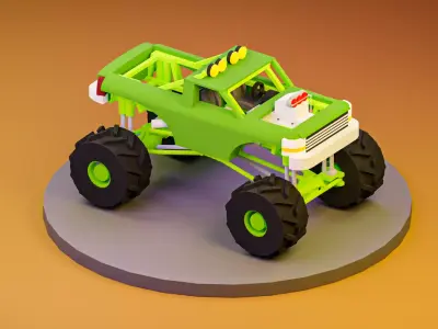 monster trunk Free 3D model