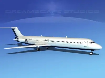 Douglas DC-9-50 Executive 5 3D model