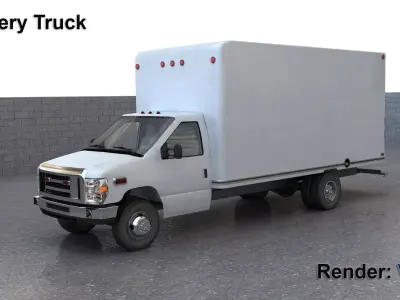 Delivery Truck 3D model