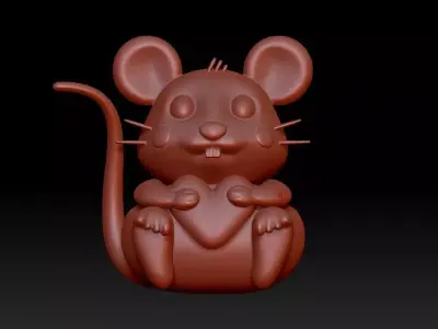 Rat emote Free 3D print model