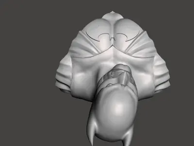 Batman bust 3d model with base for 3d printing  3D print model