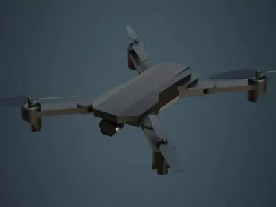 Quadcopter 1 Untextured 3D model