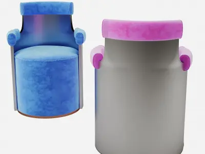 CHERRY ARMCHAIR 3D model