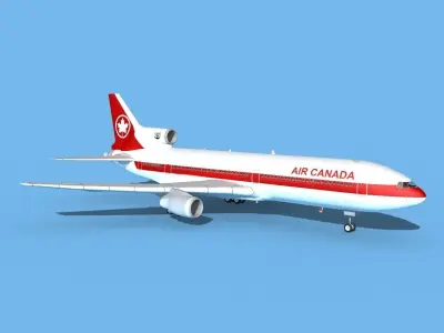 Lockheed L-1011 TriStar Air Canada 1 3D model