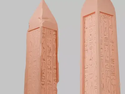 Obelisk Low-poly 3D model