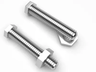 Bolts and Nuts 3D model