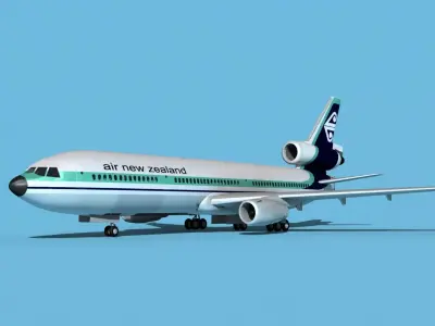 McDonnell Douglas MD-11 Air New Zealand 3D model