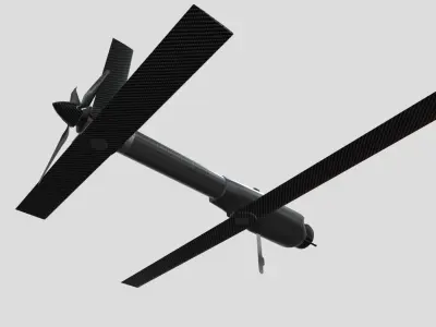 UAV Switchblade 600 Low-poly 3D model