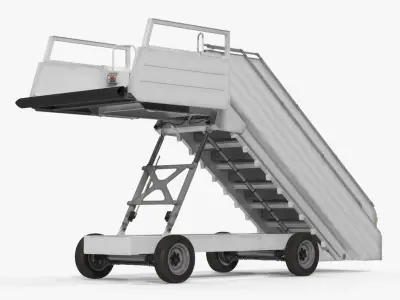 Passenger Steps 2 3D model