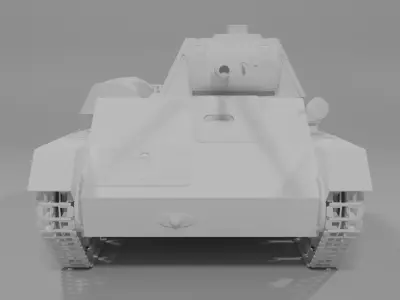Soviet light tank T-70 3D model