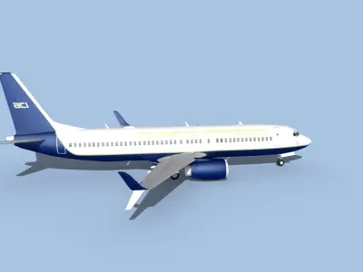 Boeing 737-800 Max Air Charter Intl 3D model