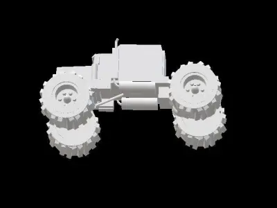 Big Wheeler Free 3D model