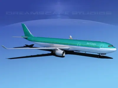 Airbus A330-300 Aer Lingus 3D model