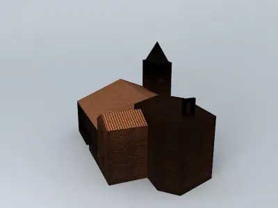 Parish Church of Vera Cruz. Santa Cruz de la Sierra Free 3D model