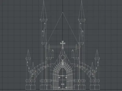 Gothic Church 3D model