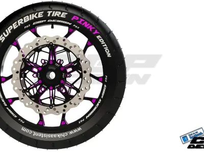 PINKI front wheeldesigned by paX 3D model