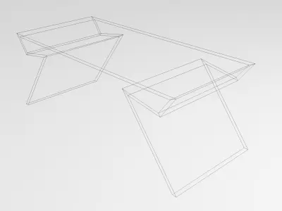 Modern table Free 3D model