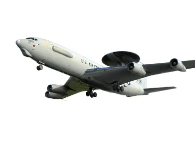 Boeing E-3 Sentry AWACS 3D model