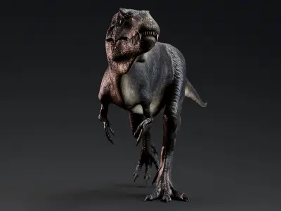 Dinosaur Juvenile Tyrannosaurus Rex  Unreal Engine Project Low-poly 3D model