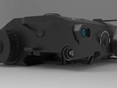 Atpial-C Laser Gun Low-poly 3D model